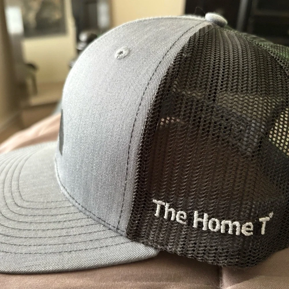 Gray and Black California 'Home' Trucker Hat